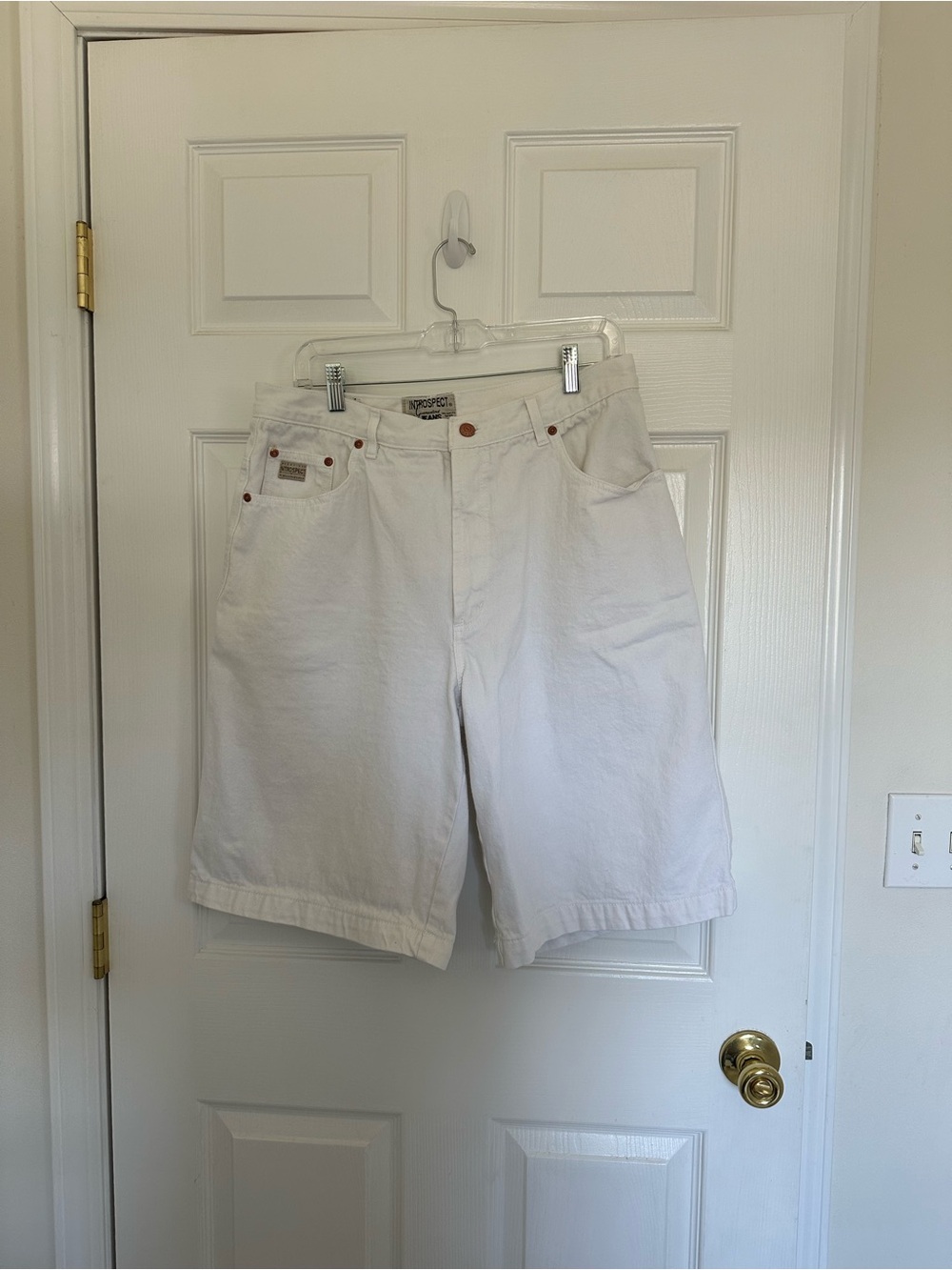 Vintage White Introspect Baggy Jean Short